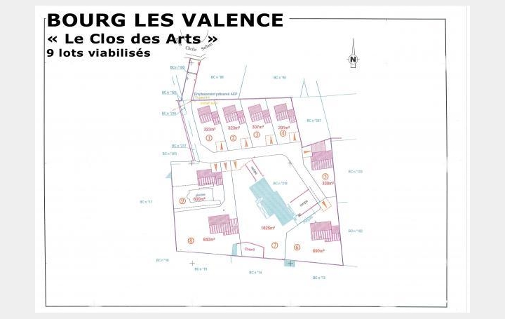 Annonces VALLEE DE LA CEZE : Terrain | BOURG-LES-VALENCE (26500) | 0 m2 | 95 000 € 